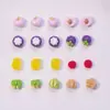 Decoraciones para uñas serie de frutas en rodajas, pequeños accesorios DIY de resina, pegamento de crema, decoraciones para fundas de teléfono, accesorios para uñas, al por mayor