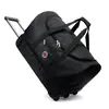 Bolsa con Ruedas de Tela Oxford de Moda Gran Capacidad Plegable Bolsa de Viaje Unisex para Viajes de Negocios Equipaje de Mano