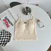 Camisole Pure Desire com Costas Nuas de Renda para Mulheres, Estilo Verão com Bojos Embutidos e Copas Fixas, Peça Externa e Interna para Mulheres, Top Tomara-que-caia para Mulheres
