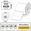 Papel térmico sintético à prova de quatro elementos é adequado para papel de impressora térmica Phomemo M110/M220/Chiteng 221B