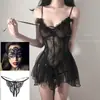 Lingerie Divertida Pijama Sexy Fantasia de Empregada Roupa de Casamento Empolgante Uniforme Atrai Desejo Puro