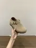 Nuevos Zapatos Birkenstock Otoño e Invierno 2025 para Mujer, Correas con Hebilla de Suela Plana, Zapatos Holgazanes, Casuales, Versátiles, Zapatos de Nicho a la Moda, Tendencia