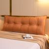 Almofada de Cama Americana Marrom Café Quarto Cama Tatame Cabeceira Almofada Encosto de Sofá Bolsa Longa Macia Alças Removível e Lavável