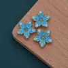 Acessórios de Cabelo Antigos Feitos à Mão DIY Grampo Coroa de Cabelo Acessórios de Liga de Zinco Imitação Cloisonné Flores Borboletas Materiais para Joias DIY