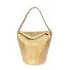 Procesamiento y Personalización de Bolso de Cubo Nuevo Transfronterizo Bolso de Cena Bolso de Mano de Diamantes Europeo y Americano para Mujer Bolso de Pedrería Venta al por Mayor