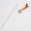 Juguete para gato palo de gato divertido ratón de madera para gato Campana gato suministros para mascotas gato gatito cubo de plumas palo de gato
