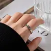 Anillo de Mobius Anillo para Hombre Tendencia Nicho Anillo de Alta Gama Ins Estilo Frío Dedo Índice Acero de Titanio High Street Ripper Shuai