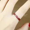 Anillos y Joyería de Alto Contenido de Cinabrio para Mujer, Anillos de Arena Dorada Morada por Año de Nacimiento, Productos de Bienestar para Transmisiones en Vivo, Venta al por Mayor