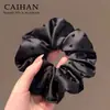 Anillo para el Cabello Colorectal Anillo para el Cabello Satinado de Alta Calidad con Estampado de Amor Cuerda para el Cabello con Cabeza de Albóndiga Satinada de Alta Calidad Cuerda Elegante para el Cabello