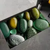 Alfombrilla de Barro Diatomeas para Entrada de Baño, Alfombrilla Absorbente de Agua para Pies, Resistente a la Suciedad, Lavable, Alfombrilla Antideslizante, Alfombrilla de Piso de Baño con Piedras 3D