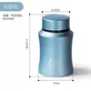 Bote de té de aleación de aluminio, recipiente portátil para viaje, hermético, tamaño pequeño, caja creativa para empaque de té, bote pequeño para té