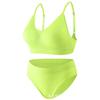 Comércio exterior popular sem costura grande U nas costas conjunto de roupa íntima esportiva sutiã sem fio conjunto de roupa íntima roupa íntima conjunto de duas peças