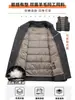 Abrigo de lana para hombre para otoño e invierno con forro extraíble, adecuado para padres de mediana edad y mayores, estilo de negocios, chaqueta de lana de doble cara con cuello de solapa
