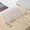 Paquete de 100 Transparente I-Nail Oro Rosa plata Amazon Caliente Dibujo Americano Uña de Prensa Pin de Plástico