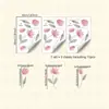 Brup Tulipán Rosa Acuarela Pegatinas de Pared Dormitorio Habitación Infantil Estilo Fresco Natural Pegatinas Decoración de Pared Br7069C