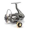 Carrete de Pesca Transfronterizo, Carrete de Spinning Totalmente Metálico, Carrete de Pesca Resistente al Agua Salada, Carrete para Caña de Pesca de Mar, Carrete para Señuelos, Carrete de Lanzamiento Largo, Carrete de Spinning