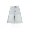 Jeans de pierna ancha con dobladillo crudo desgastado, color Naranja Juvenil # para mujer, corte holgado, adelgazantes, casuales, versátiles, pantalones cropped de pierna recta