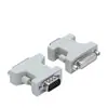 Venta al por mayor del fabricante adaptador VGA a DVI 24+5 negro enchufe adaptador VGA hembra a DVI macho para computadora