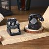 Radio Impresora de Mini Electrodomésticos Nostálgicos Retro Adornos Pequeños Decoraciones para Sala de Estar Modelo de Atrezzo para Ventana