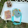 Bolso cruzado mini vibrante con bloques de color rosa dopamina y morado, moderno y genial para niñas jóvenes y estudiantes, perfecto para salidas al aire libre y llamativo