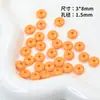 8mm Acrílico Colorido Redondo Plano Contas de Ábaco Contas Espaçadoras DIY Pulseiras Colares Artesanais Contas Soltas Acessórios de Joias