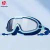 Gafas de Natación para Adultos de Montura Grande, Galvanizadas, Impermeables, Antivaho, Alta Definición, Gafas de Natación Coloridas, Unisex, Equipo Profesional al por Mayor