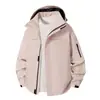Traje de Montañismo para Exteriores de Dos Piezas, Mismo Estilo que la Marca Luo, Tres en Uno Desmontable, Cortavientos, Cálido, Impermeable y Transpirable para Hombres y Mujeres, Adecuado para Ir a Xizang