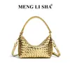 Bolsa Cuadrada Pequeña Tejida a Mano de Gamuza de Venta Caliente en Amazon para Mujer, Bolso de Hombro Único de Moda, Bolso de Mano Versátil Simple