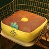 Tapete de desenho futon almofada tatami tapete de tatami almofada de cadeira de escritório dupla face almofada de encosto loafer fofo assento de apoio