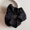 Vintage Elegante Gamuza Anillo para el Cabello de Intestino Grueso de Alta Calidad Simple para Combinar con Todo Cuerda para el Cabello de Cola de Caballo Cuerda para el Cabello de Ciber Celebridad Flor para el Cabello Accesorios para el Cabello