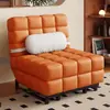 Sofá Cama Nuevo Modelo, Doble Propósito, Se Puede Usar para Acostarse o Sentarse, Adecuado para Apartamentos Pequeños, Color Crema, Estilo Vintage, para la Hora de la Siesta, Viviendas de Alquiler, Multifuncional Plegable de Gama Alta
