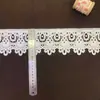 Accesorios de encaje de bordado fino DIY unilateral 2020 nuevo cinta de bordado de poliéster de seda de leche