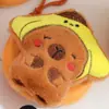Nueva Llegada Cappibala Peluche Monedero Capibara Bolso Colgante Auricular para Hombre y Mujer Almacenamiento Llavero Regalo
