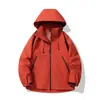Chaqueta de senderismo para hombre de capa única, cortavientos, impermeable, transpirable, para primavera y otoño 2026, con capucha