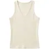 Impresionante Camiseta Verde de Manga Corta con Cuello en V para Mujer 2026 Verano Delgada Ligeramente Transparente Ajustada Camisola Superpuesta Conjunto de Dos Piezas