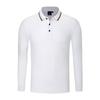 Ropa de trabajo de primavera y otoño con solapa larga, polo de negocios de manga larga, camisa publicitaria con solapa personalizada, camiseta, ropa de trabajo personalizada