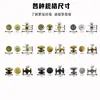 Broche magnético invisible a presión en stock con tachuelas de doble cara, broche magnético para bolsos, cierre oculto sin costura para bolsos de mano y accesorios de cuero para equipaje