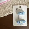 Nuevo Pinza para el Cabello con Botón Azul para Animales Pequeños para Niños, Pinza BB, Pasador, Pinza Lateral, Pinza para Flequillo