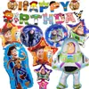 Venda Quente Toy Story Tema de Desenho Animado Decoração de Festa de Aniversário Balão de Folha de Alumínio Decoração de Festa Bandeira Uso em Festa