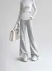 Pantalones de maternidad para primavera y verano, pantalones acampanados para uso al aire libre, nuevo estilo 2026, pantalones largos casuales de maternidad, pantalones de chándal deportivos de pierna ancha