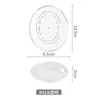 Caja de Jabón Moderna Simple Plástico Acrílico Plato para Toallas Ms Redondo Baño Mesa Pequeña para Jabón Hotel Plato de Jabón para Hotel