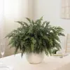 Amazon Transfronterizo Producto Nuevo Navidad Cedro DIY Manojos de Ramas con Tacto de Goma Suave para Decoraciones Navideñas del Hogar