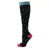 Calcetines de compresión deportivos unisex para pantorrillas, más de 200 estilos de calcetines de compresión largos para saltar la cuerda y correr, directo de fábrica
