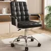Cadeira de Computador, Cadeira para Home Office, Cadeira Confortável para Reuniões Sedentárias, Assento de Quatro Pés para Dormitório Estudantil, Cadeira de Mahjong, Cadeira com Encosto
