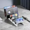 Caixa de Armazenamento de Celular para Mesa, Suporte de Exibição Multifuncional, Suporte de Celular com Múltiplos Compartimentos Transfronteiriço, Suporte de Carregamento para Tablet para Dormitório de Estudante