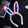 Nuevas Orejas de Conejo de Felpa Luminosas Alargadas de 14 Luces Diadema Luminosa Diadema de Orejas de Gato Luminosas Puesto Juguetes Más Vendidos