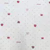 Capa para bolsa de roupas de algodão estampado, malha de algodão classe A para bebês, 300 peças, estampado, dupla face