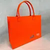 Em Estoque Bolsa Tote de Feltro Cor Lisa Bolsa Tote para Evento de Banco e Seguro Brinde Corporativo Bolsa de Feltro Personalização