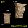 Madeira maciça Madeira europeia Decalque de escultura em madeira Pilar Capitel Viga Suporte de viga Parede de fundo Guarda-roupa Armário Corredor Abertura fosca Cabeça de flor decorativa Console