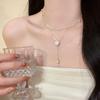 Lojista recomenda fortemente colar de pérolas de camélia francesa feminino ins doce legal versátil design sofisticado corrente para clavícula